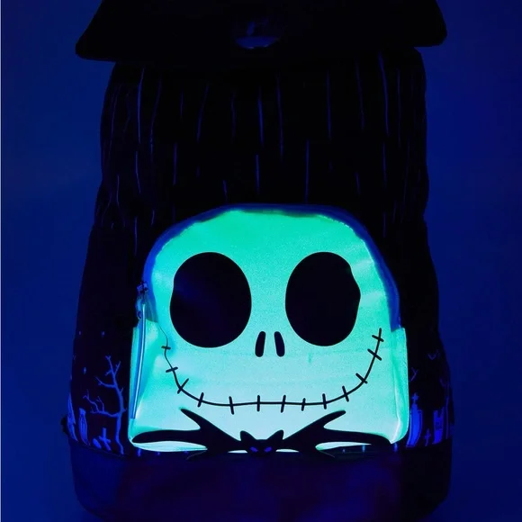 The Nightmare Before Christmas Jack Glow-In-The-Dark Slouch Backpack & Journal